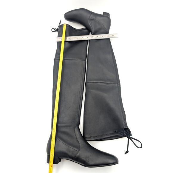 Stuart Weitzman Lowland Over the Knee Boots Women's Black Size US4.5 EU35 - Picture 5 of 12